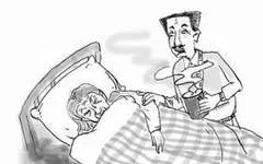 瞎母烧钱孝子不怨