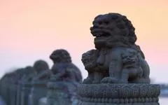 卢沟桥的狮子
