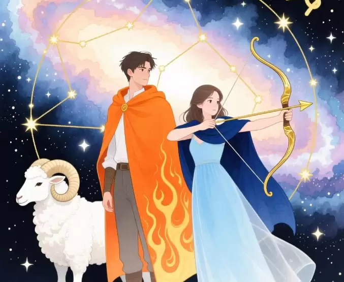 白羊男和射手女的完美配对，性格互补的理想关系.jpg