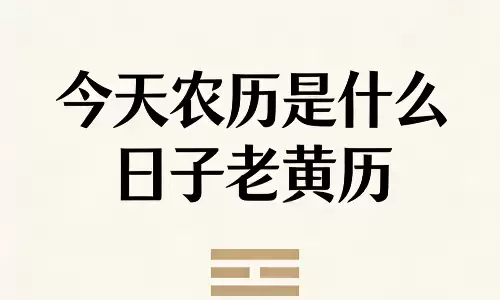 今天农历是什么日子老黄历，出门办事必看.png
