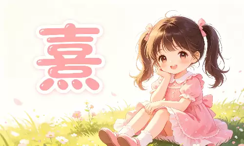 带熹字女孩吉利好名 温柔又显光亮.png
