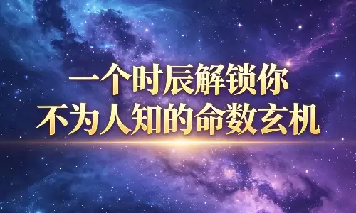 一个时辰解锁你不为人知的命数玄机.png 一个时辰解锁你不为人知的命数玄机.png